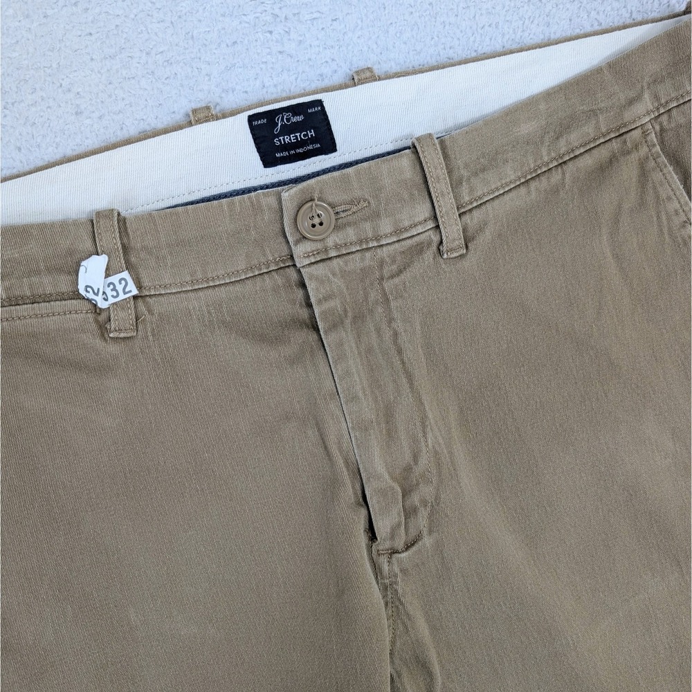 J. Crew Beige 484 Slim Fit Stretch Chino Pant Mens Size 32x34